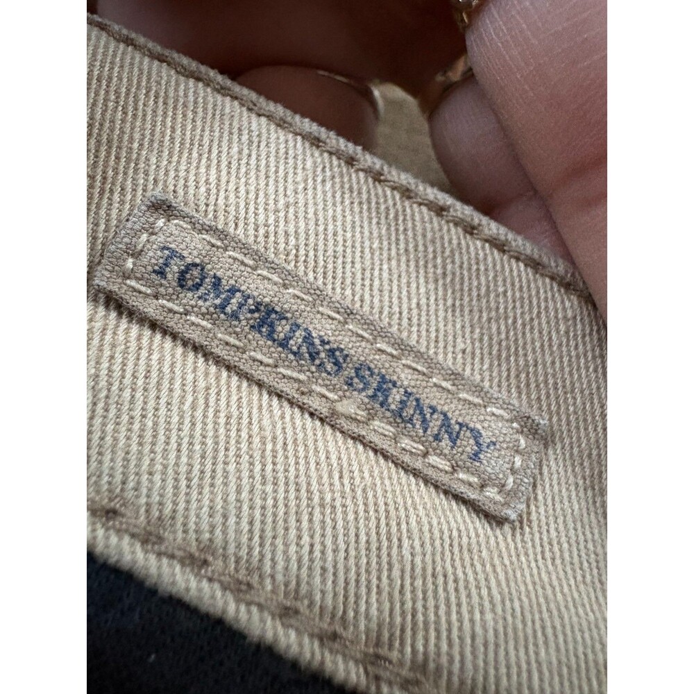 vintage Polo Ralph Lauren Women's Tompkins Skinny Lace Up Brown Jeans Size 25 - Picture 10 of 12
